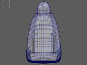 Car Seat 021 3Dモデル