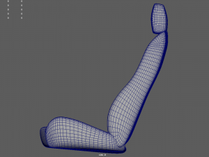 Car Seat 021 3Dモデル