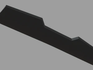 Spoiler per auto 020 Modello 3D