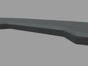 Spoiler per auto 020 Modello 3D