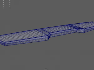 Spoiler per auto 020 Modello 3D