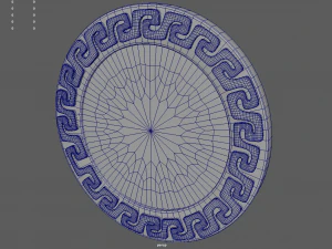 Greek Mirror 3D Model