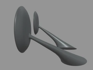 Car Mirror 016 3D Model