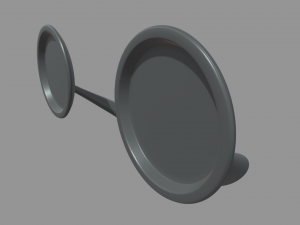 Car Mirror 016 3D 模型