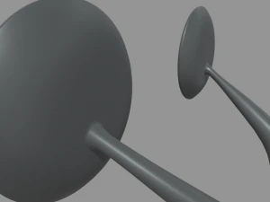 Car Mirror 016 3D Model