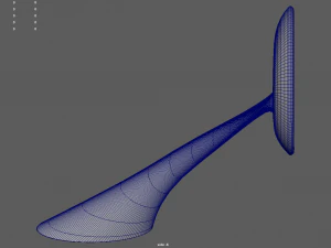 Car Mirror 016 3D Model