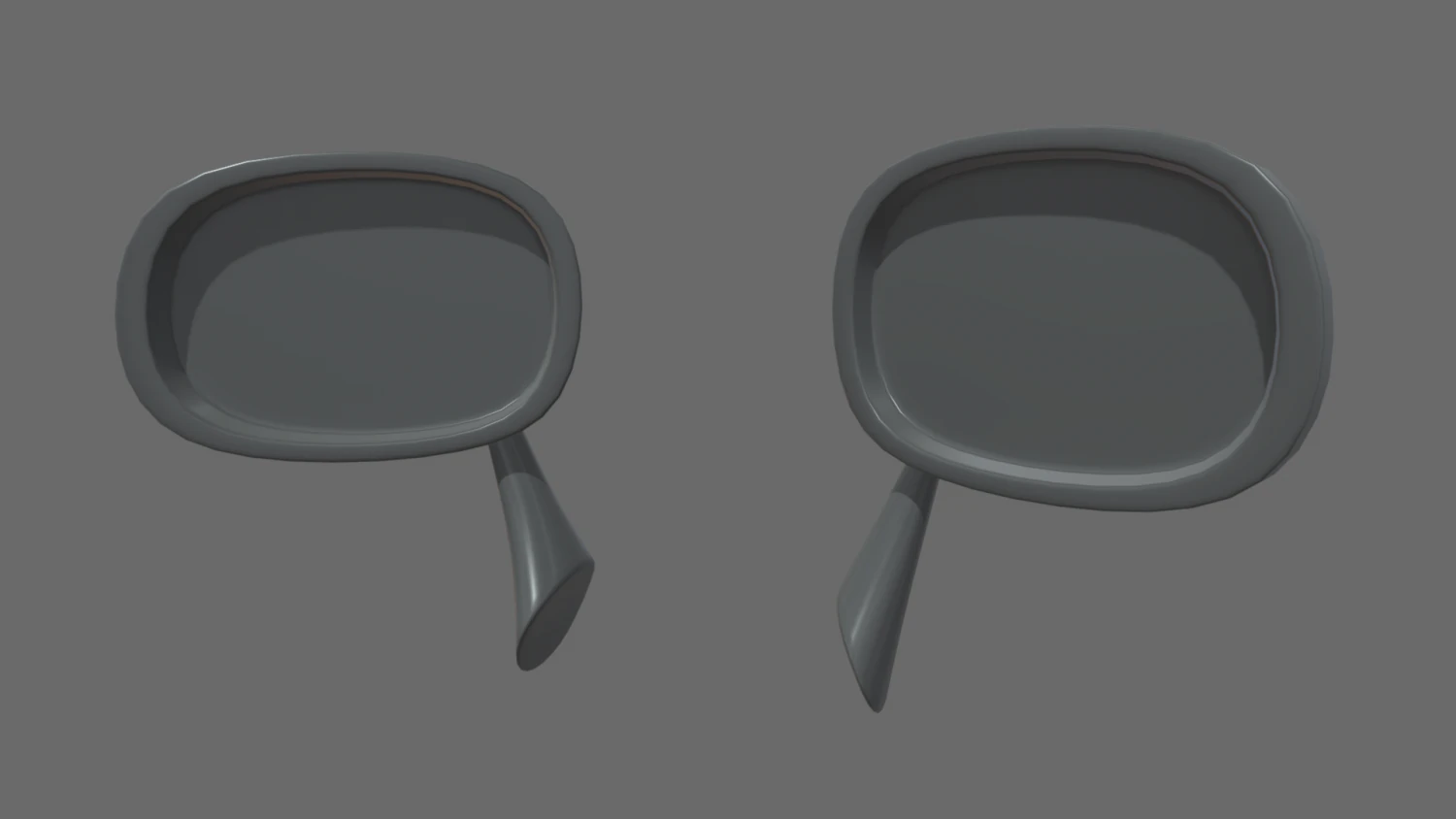 Car Mirror 017 3D Model .c4d .max .obj .3ds .fbx .stl .blend 
