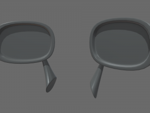 Car Mirror 017 3Dモデル