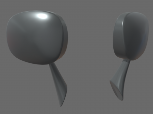 Car Mirror 017 Modello 3D