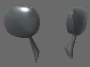 Car Mirror 017 3D Model
