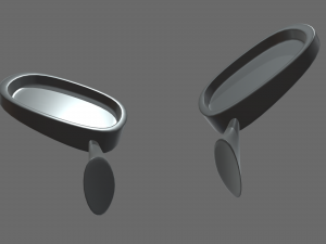 Car Mirror 017 Modello 3D