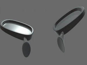 Car Mirror 017 3D Model