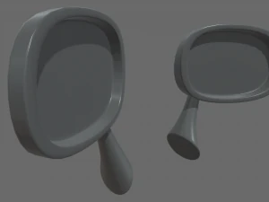 Car Mirror 017 3D Model