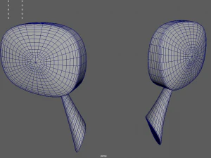 Car Mirror 017 3D Model