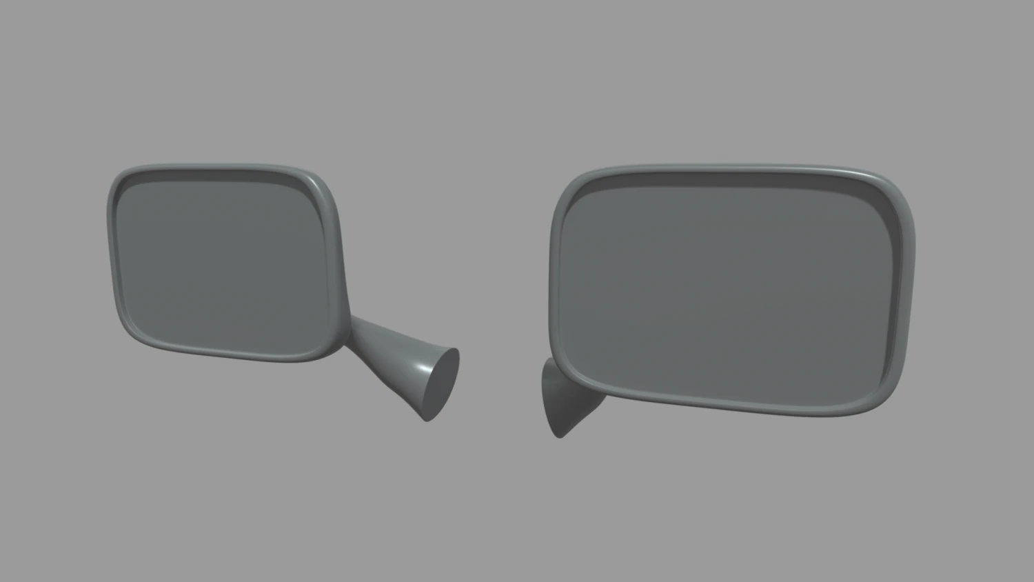 Espelho de carro 018 Modelo 3D .c4d .max .obj .3ds .fbx .stl .blend 