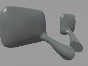 Car Mirror 018 3D Model