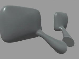 Espelho de carro 018 Modelo 3D