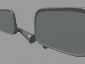 Car Mirror 018 3D Model