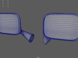 Car Mirror 018 3D Model
