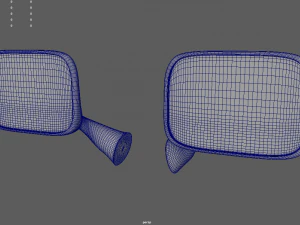 Espelho de carro 018 Modelo 3D