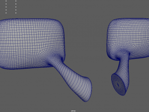 Car Mirror 018 3D Model