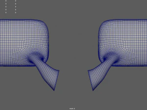 Espelho de carro 018 Modelo 3D