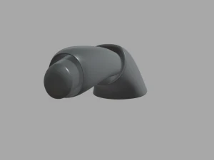 Car Hand Brake 01 3D Model