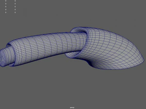 Car Hand Brake 01 3D Model
