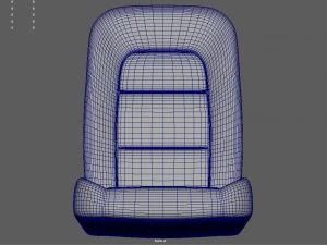 Car Seat 022 3D Model