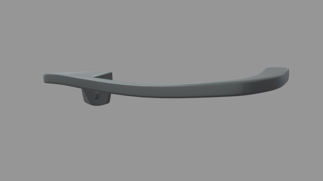 Car Door Handle 05 Model 3D .c4d .max .obj .3ds .fbx .stl .blend 