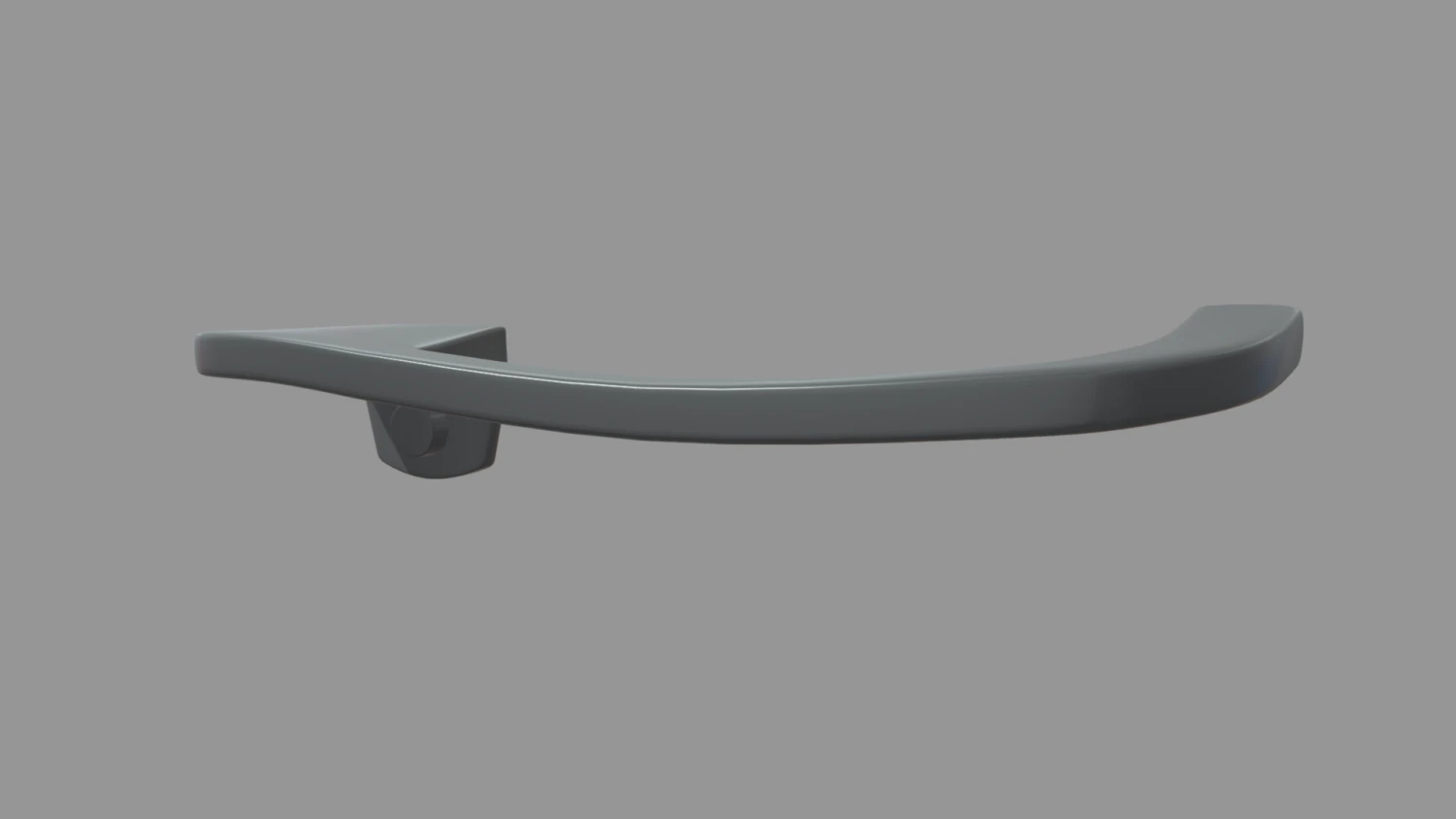 Car Door Handle 05 3D Model .c4d .max .obj .3ds .fbx .stl .blend 