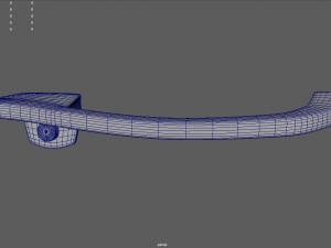 Car Door Handle 05 Model 3D