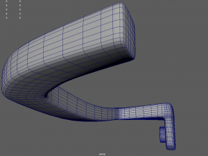 Car Door Handle 05 Model 3D