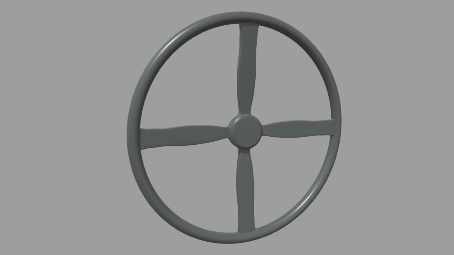 Steering Wheel Car 06 3D Model .c4d .max .obj .3ds .fbx .stl .blend 