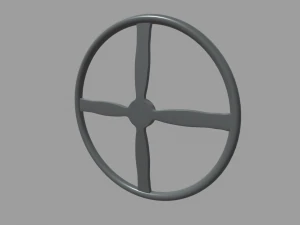 Steering Wheel Car 06 3D Model