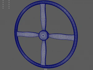 Steering Wheel Car 06 3D Model