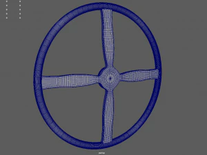 Steering Wheel Car 06 3D Model