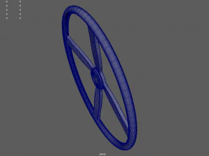 Steering Wheel Car 06 3D Model