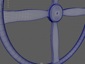 Steering Wheel Car 06 3D 모델