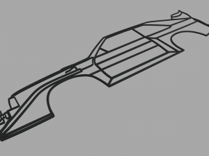 Audi S1 E2 Wall Silhouette 3D Принт Модель