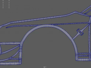 Lancia Delta S4 Wall Silhouette 3D Print Model
