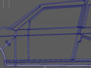 Lancia Delta S4 Wall Silhouette 3D Print Model