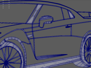 Nissan GTR Perspective Wall Silhouette 3D Print Model