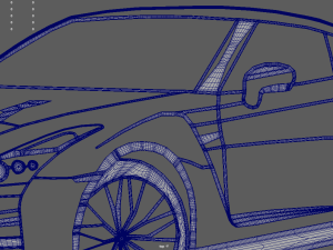 Nissan GTR Perspective Wall Silhouette 3D Print Model