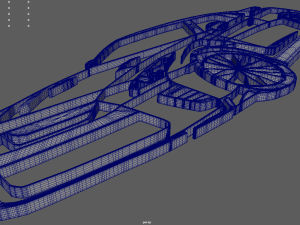 Nissan GTR Perspective Wall Silhouette 3D Print Model