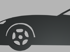 Dodge Viper GTS Coupe 2003 Key Ring 3D 프린트 모델