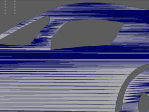 Dodge Viper GTS Coupe 2003 Key Ring 3D Print Model
