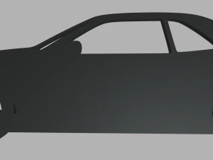 Nissan Skyline GTR R34 Key Ring 3D Print Model