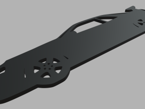 Nissan Skyline GTR R34 Key Ring 3D 打印模型