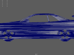 Nissan Skyline GTR R34 Key Ring 3D 打印模型